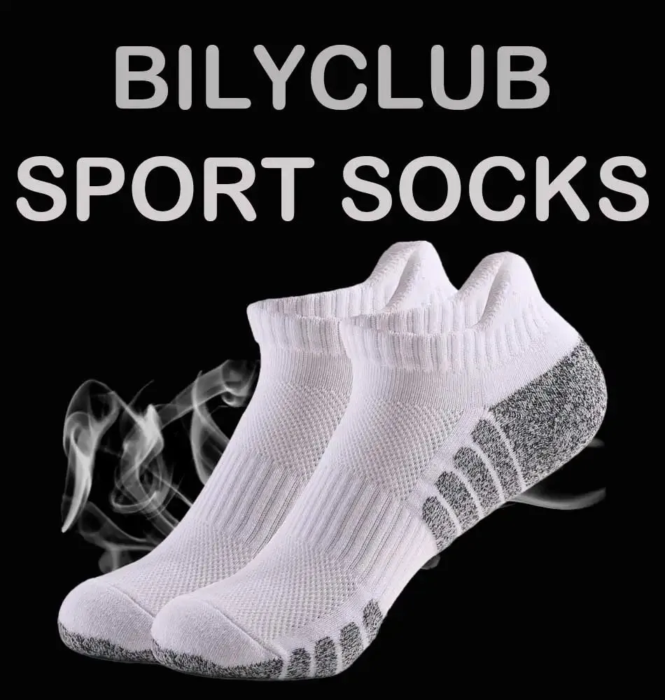 3pairs Thick Low cut Running Socks