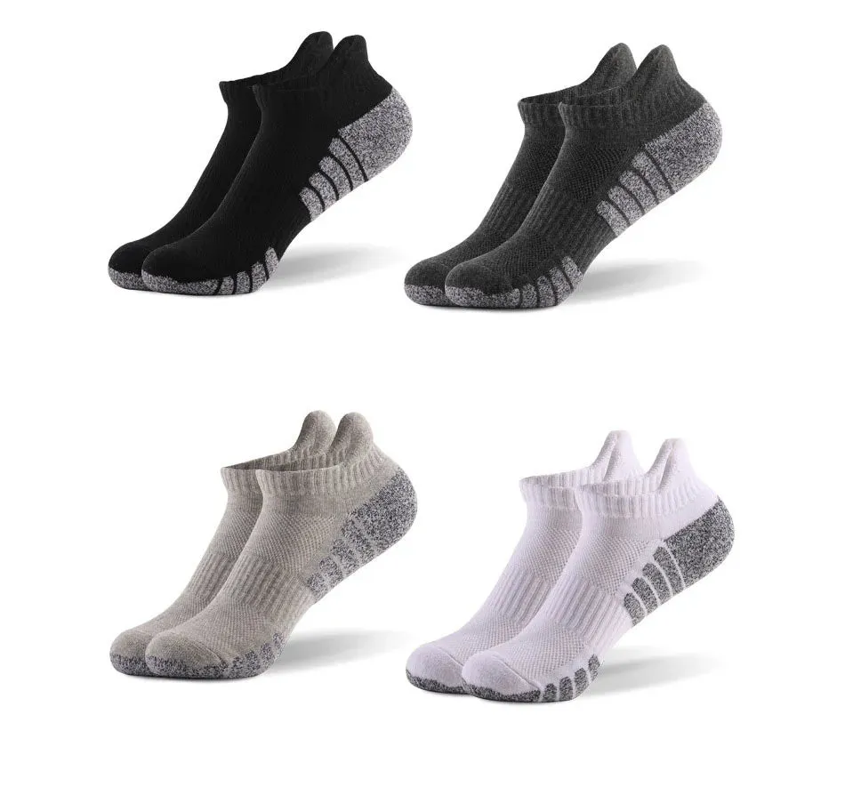 3pairs Thick Low cut Running Socks