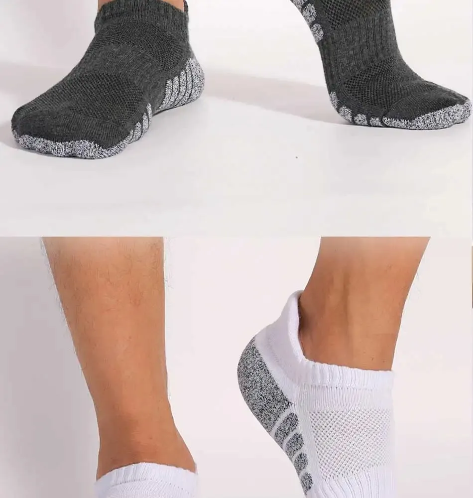 3pairs Thick Low cut Running Socks