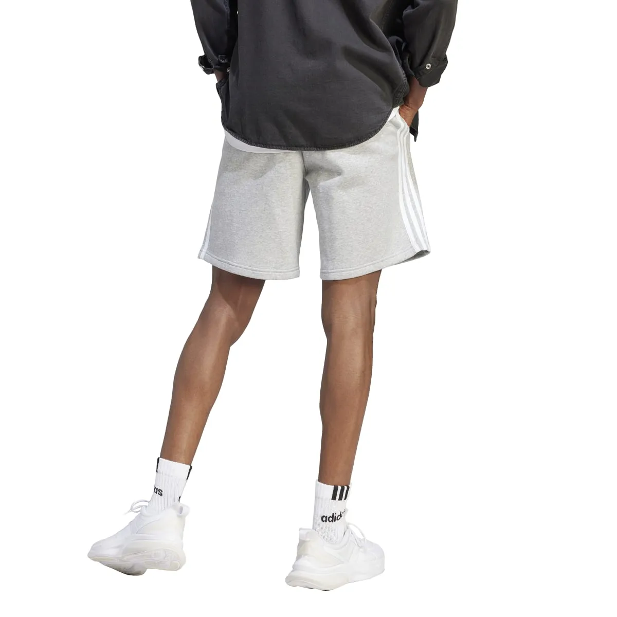 adidas Men's 3-Stripes Fleece Shorts