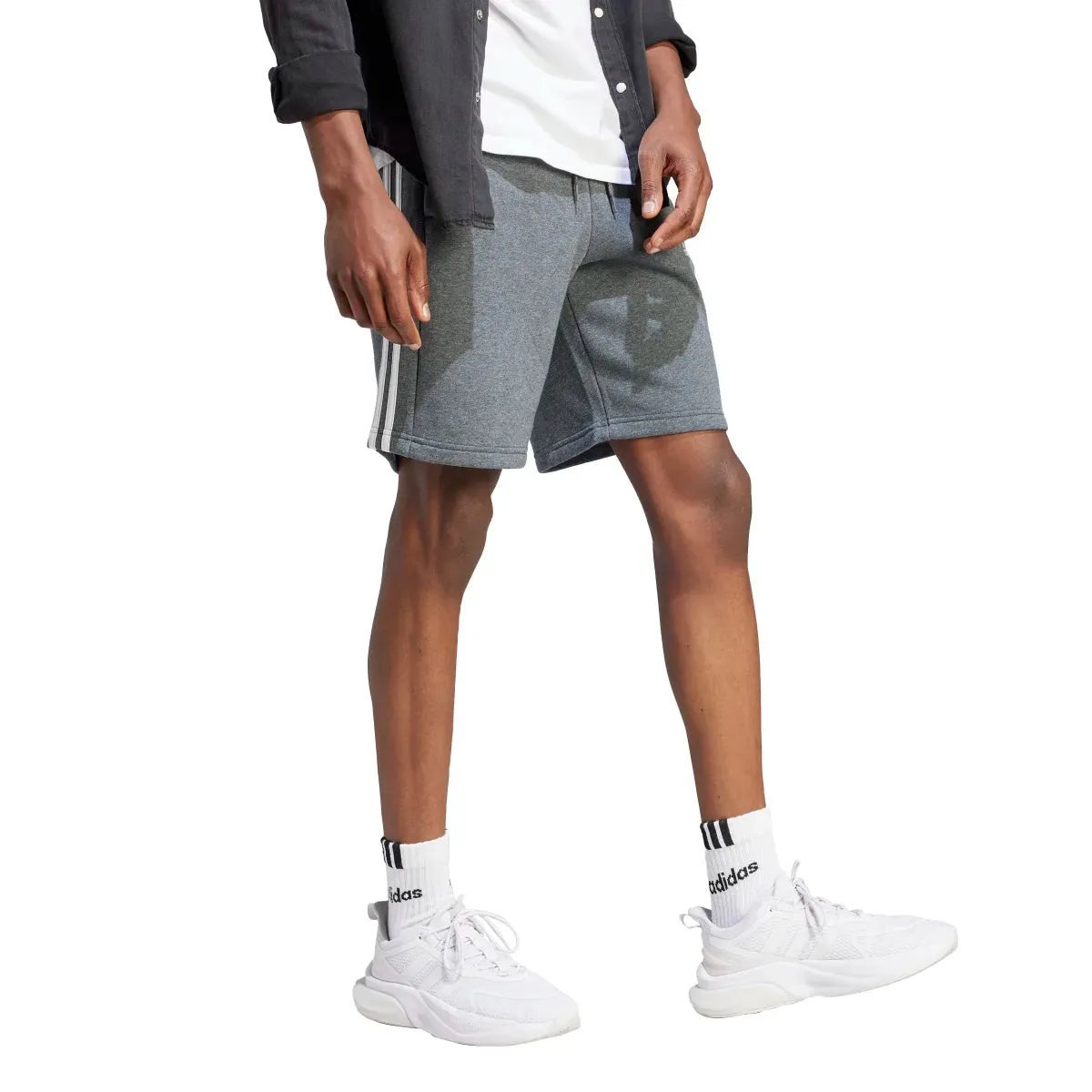 adidas Men's 3-Stripes Fleece Shorts