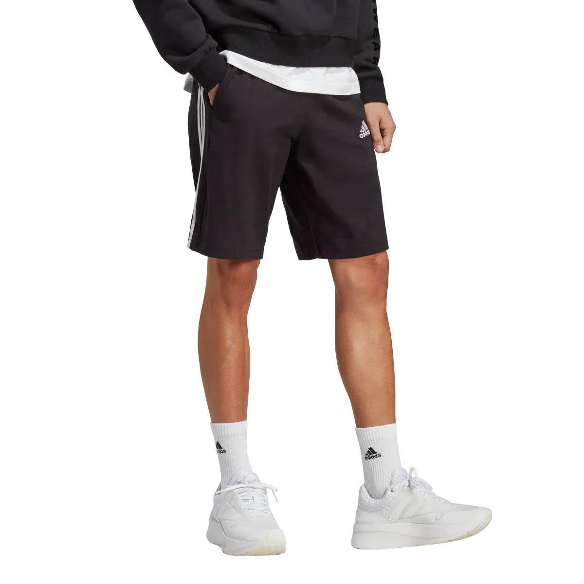 adidas Men's Essentials Single Jersey 3-Stripes Shorts