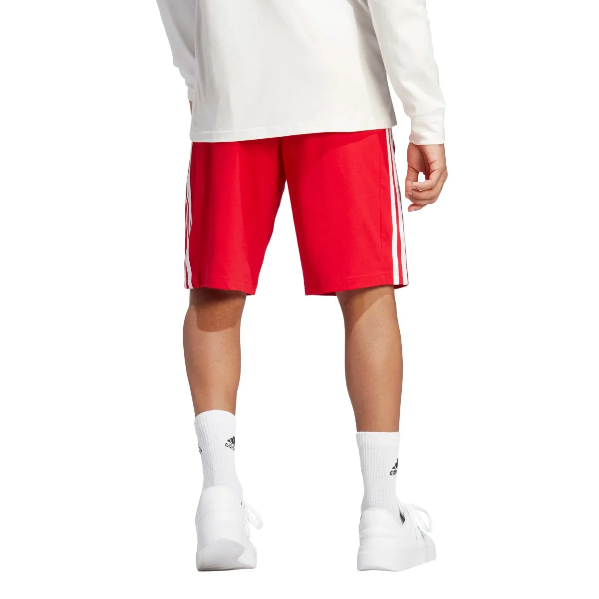 adidas Men's Essentials Single Jersey 3-Stripes Shorts