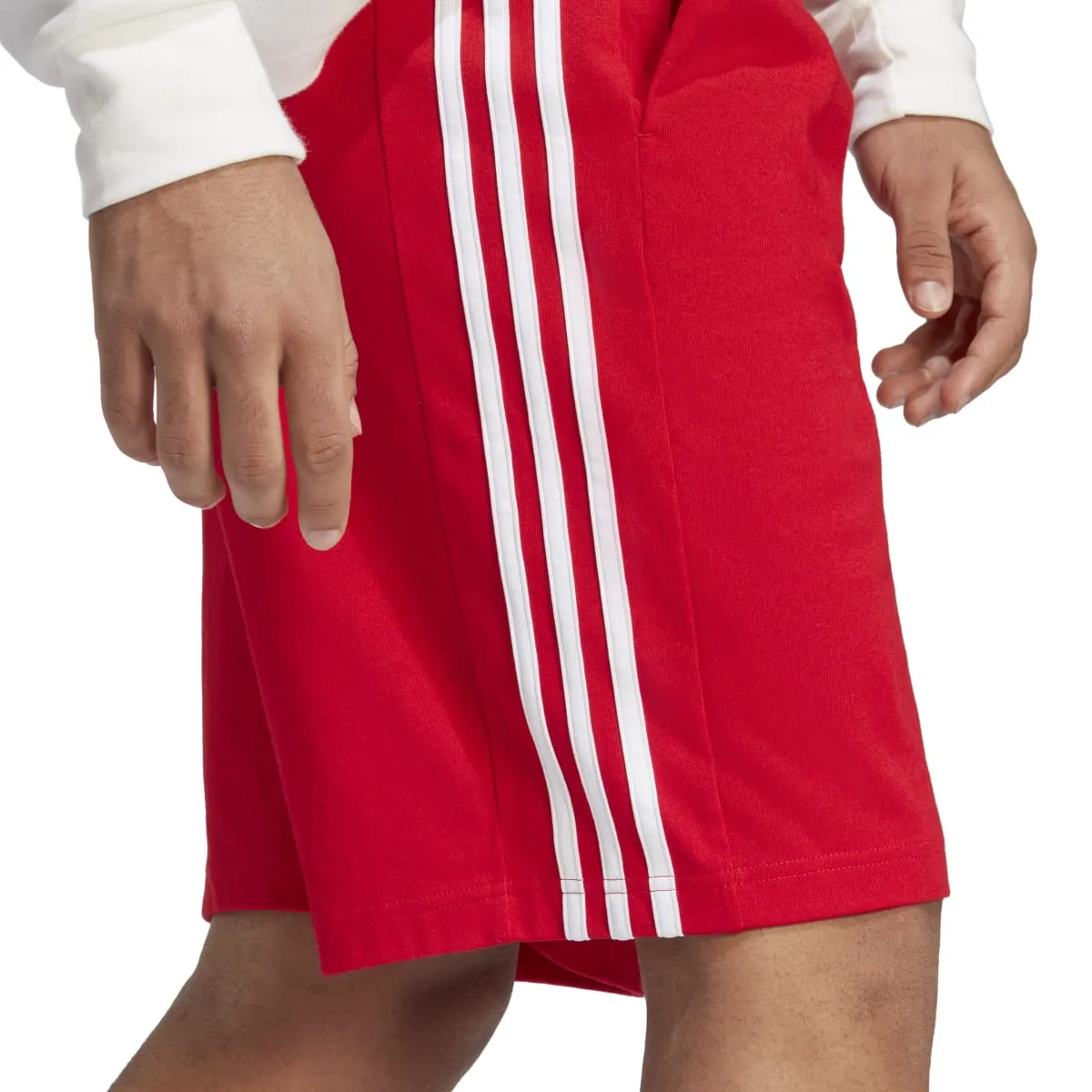 adidas Men's Essentials Single Jersey 3-Stripes Shorts