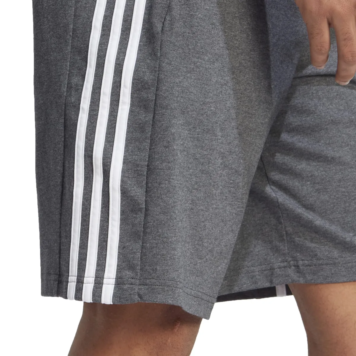 adidas Men's Essentials Single Jersey 3-Stripes Shorts