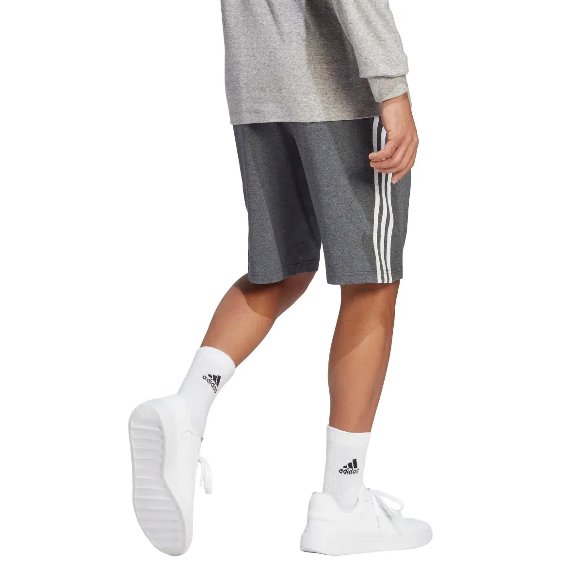 adidas Men's Essentials Single Jersey 3-Stripes Shorts