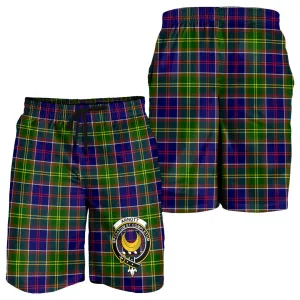 Arnott Tartan Mens Shorts with Family Crest