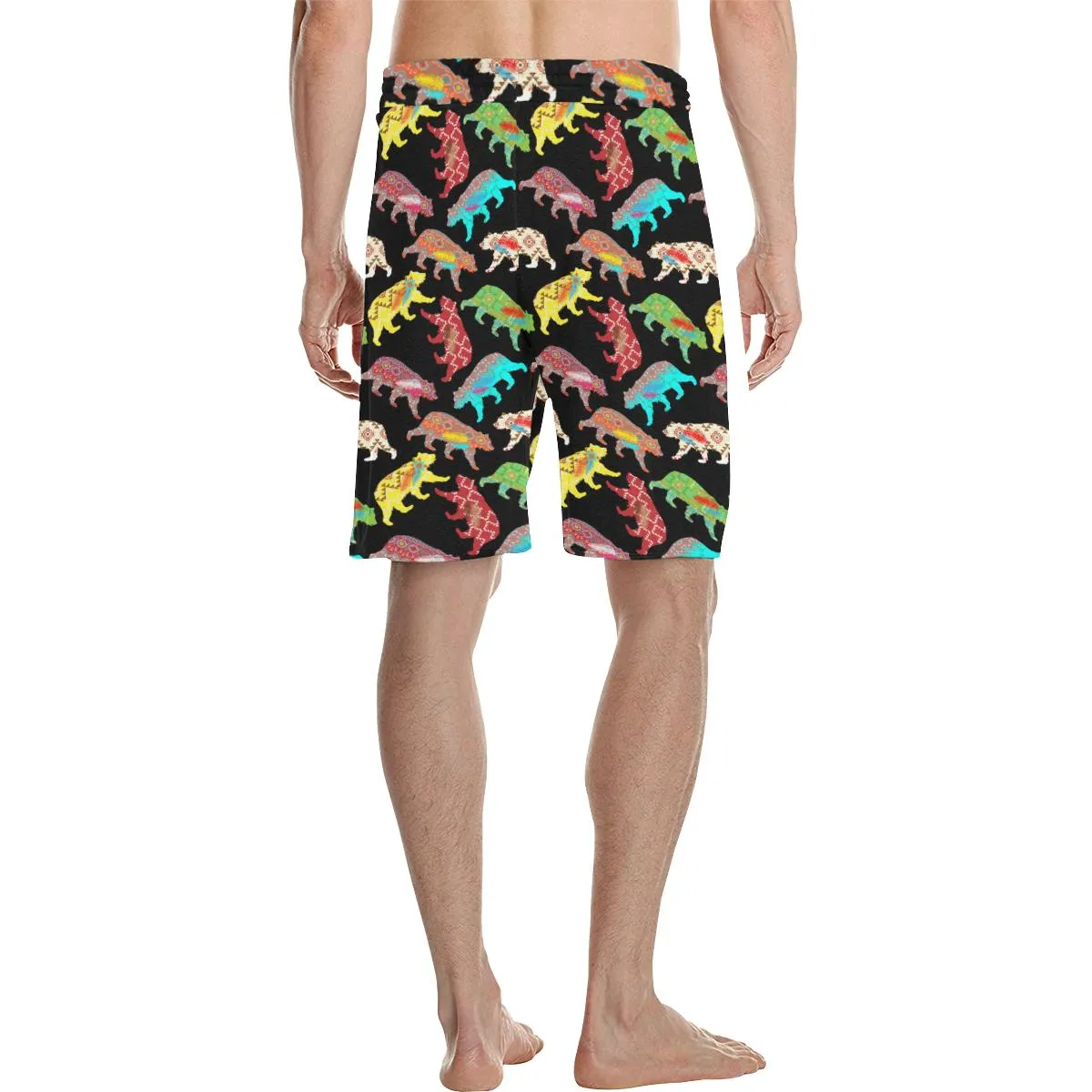 Bear Powwow Men's Casual Shorts