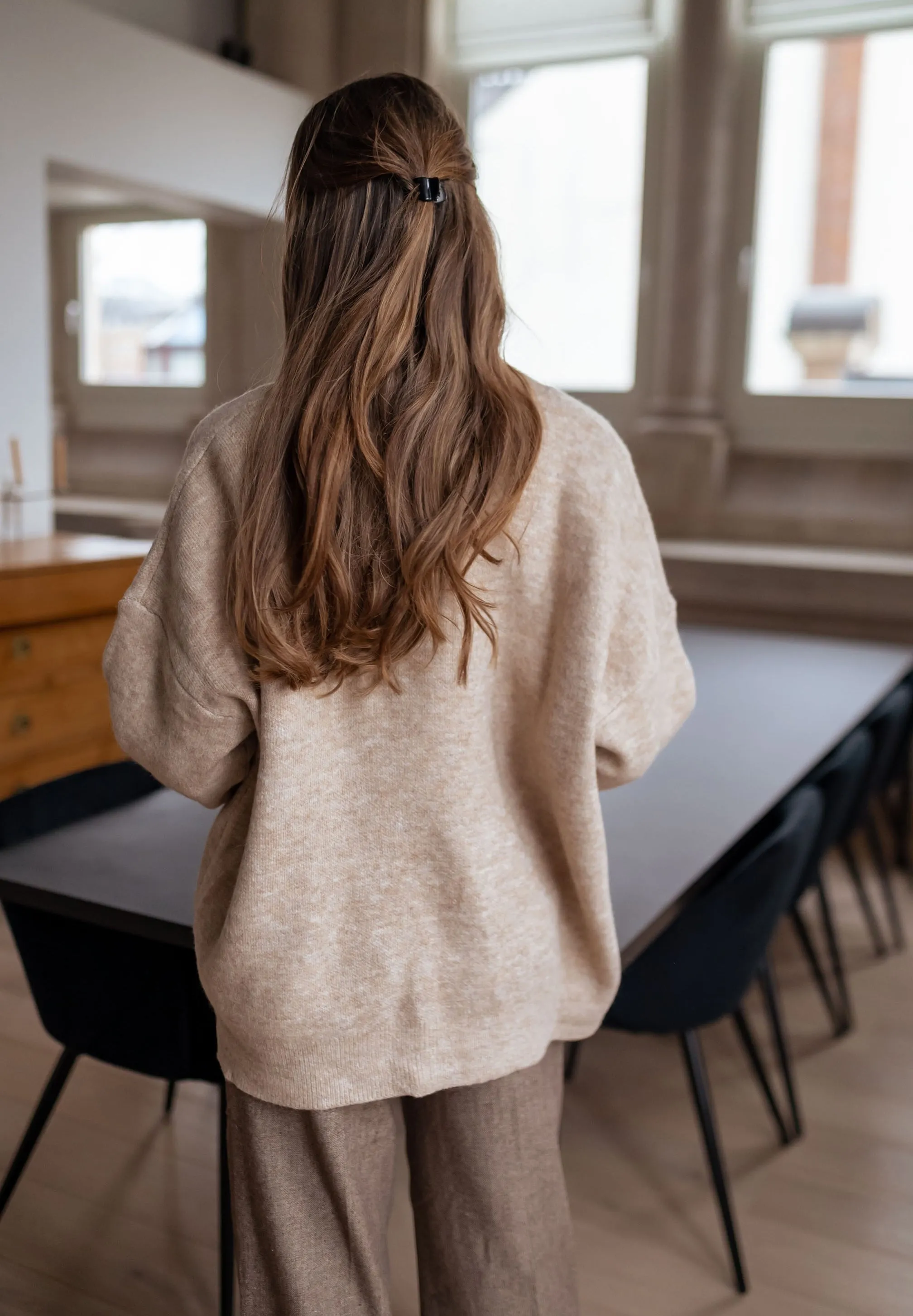 Beige Villers Cardigan