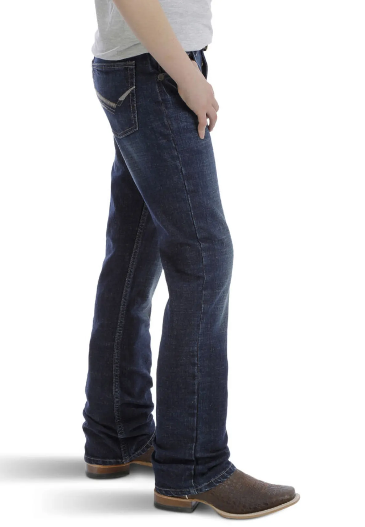 BOY'S VINTAGE WRANGLER BOOT CUT JEANS