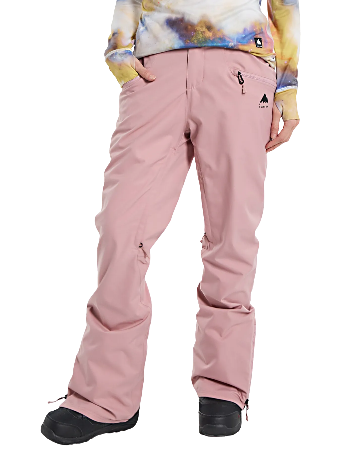 Burton Women's Marcy High Rise Stretch 2L Snow Pants - Powder Blush