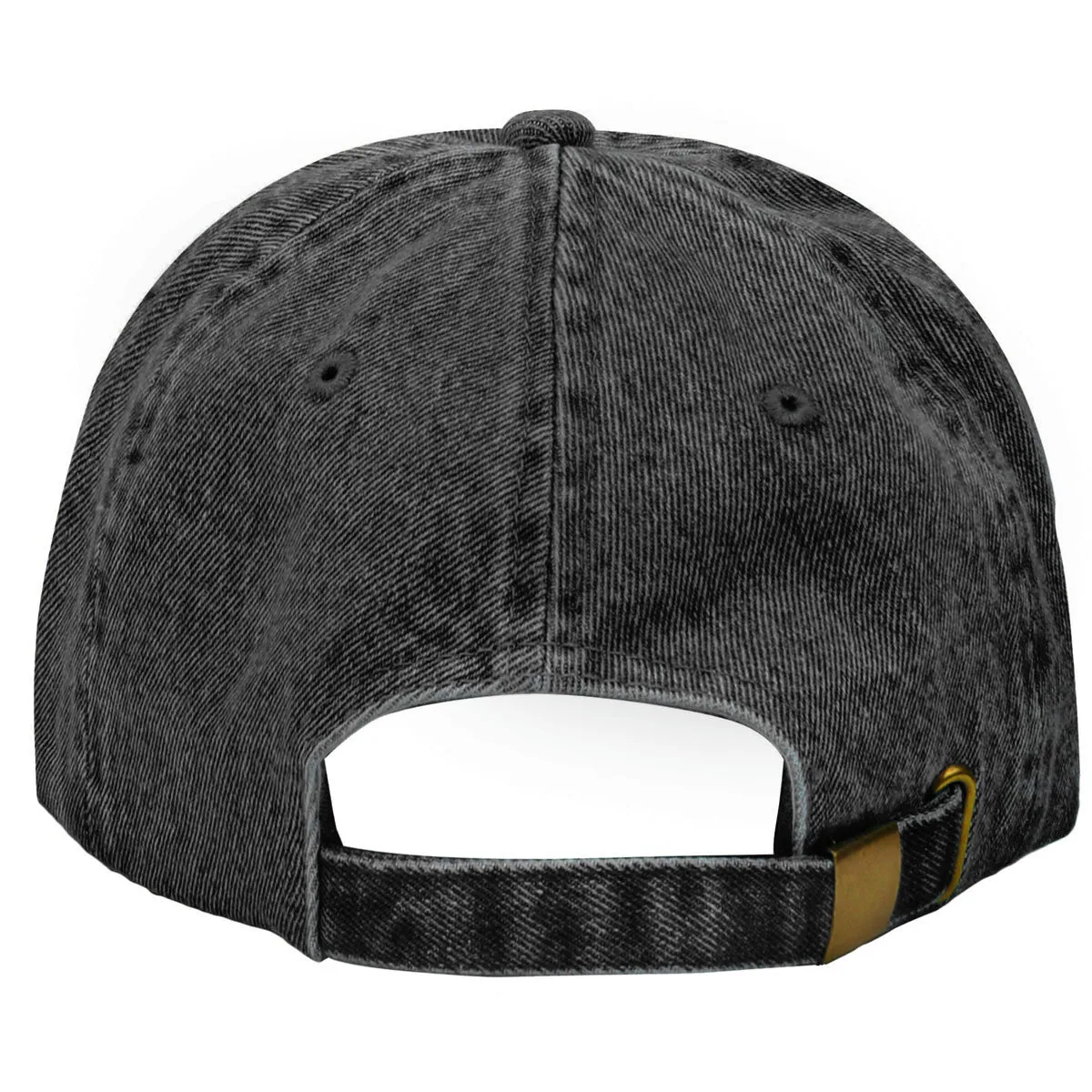 Classic Baseball Cap Soft Cotton Adjustable Size - Black Denim