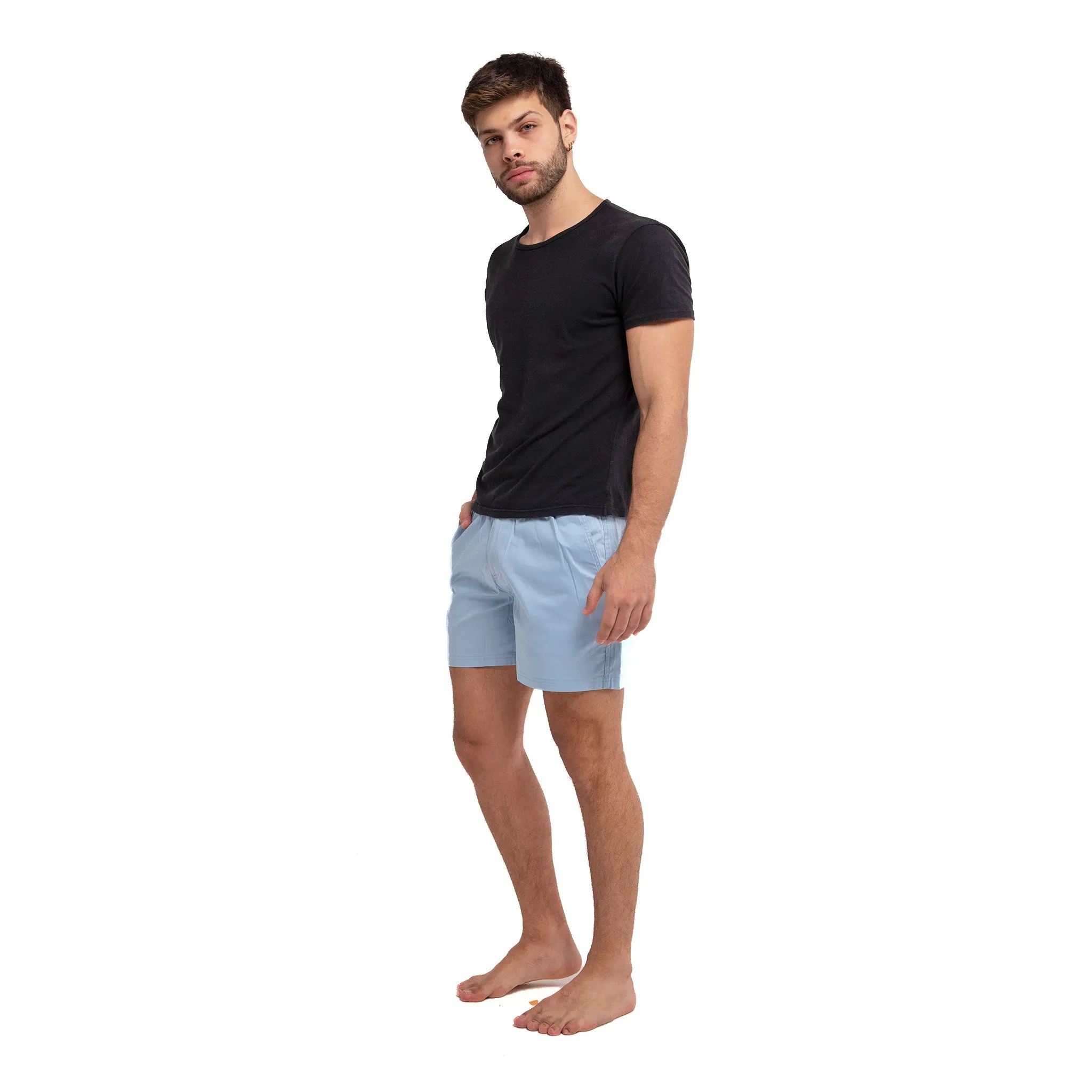 Cotton Shorts - Blue