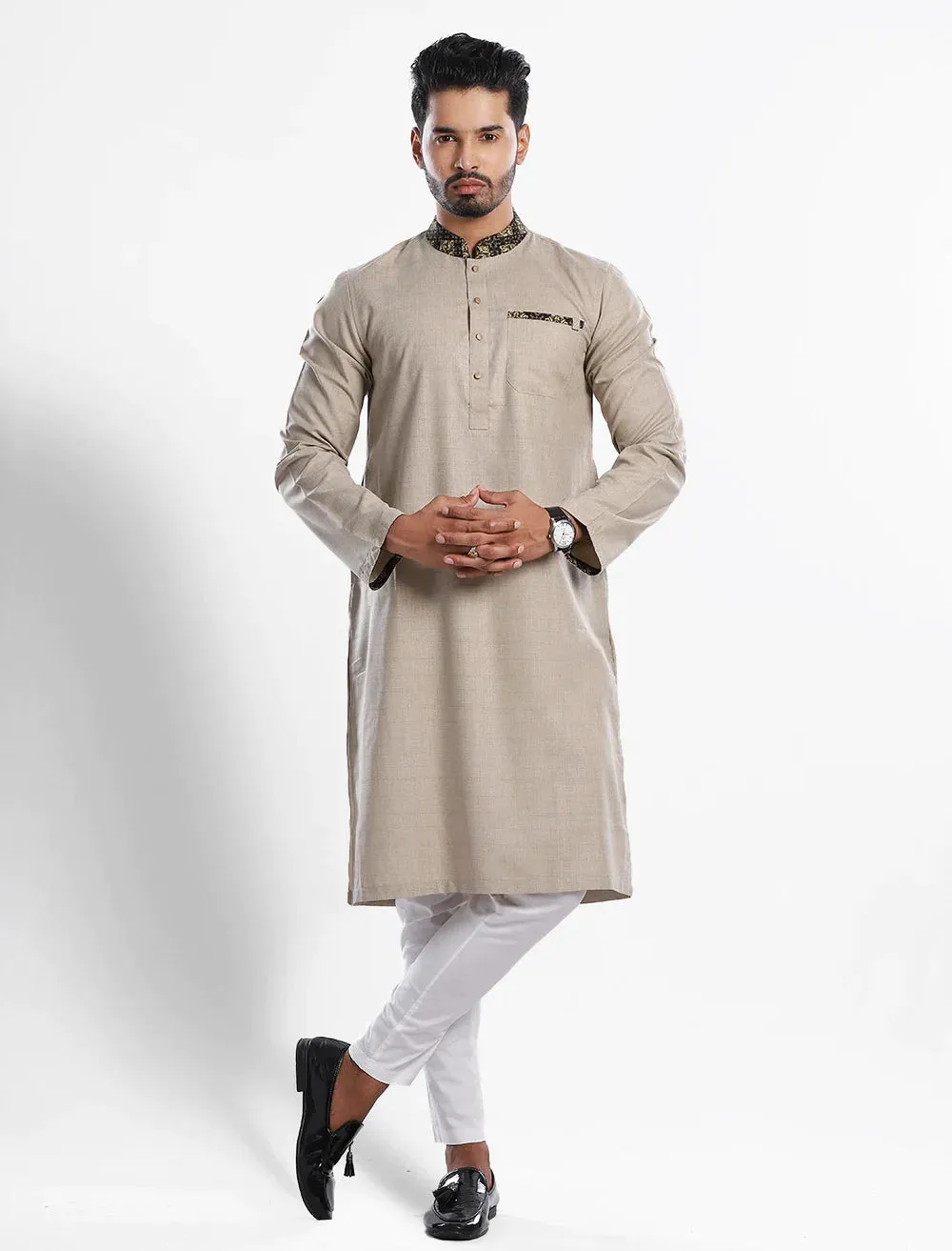 Cut & Sew Regular Fit Panjabi