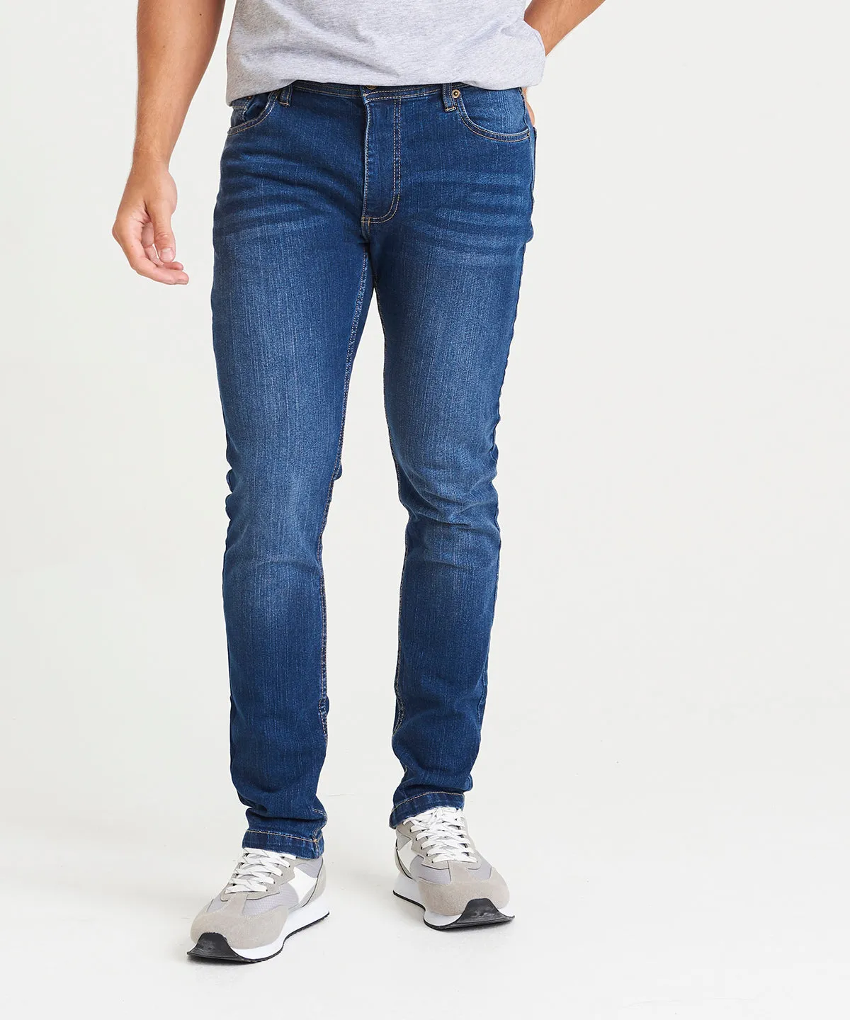 Dark Blue Wash - Max slim jeans