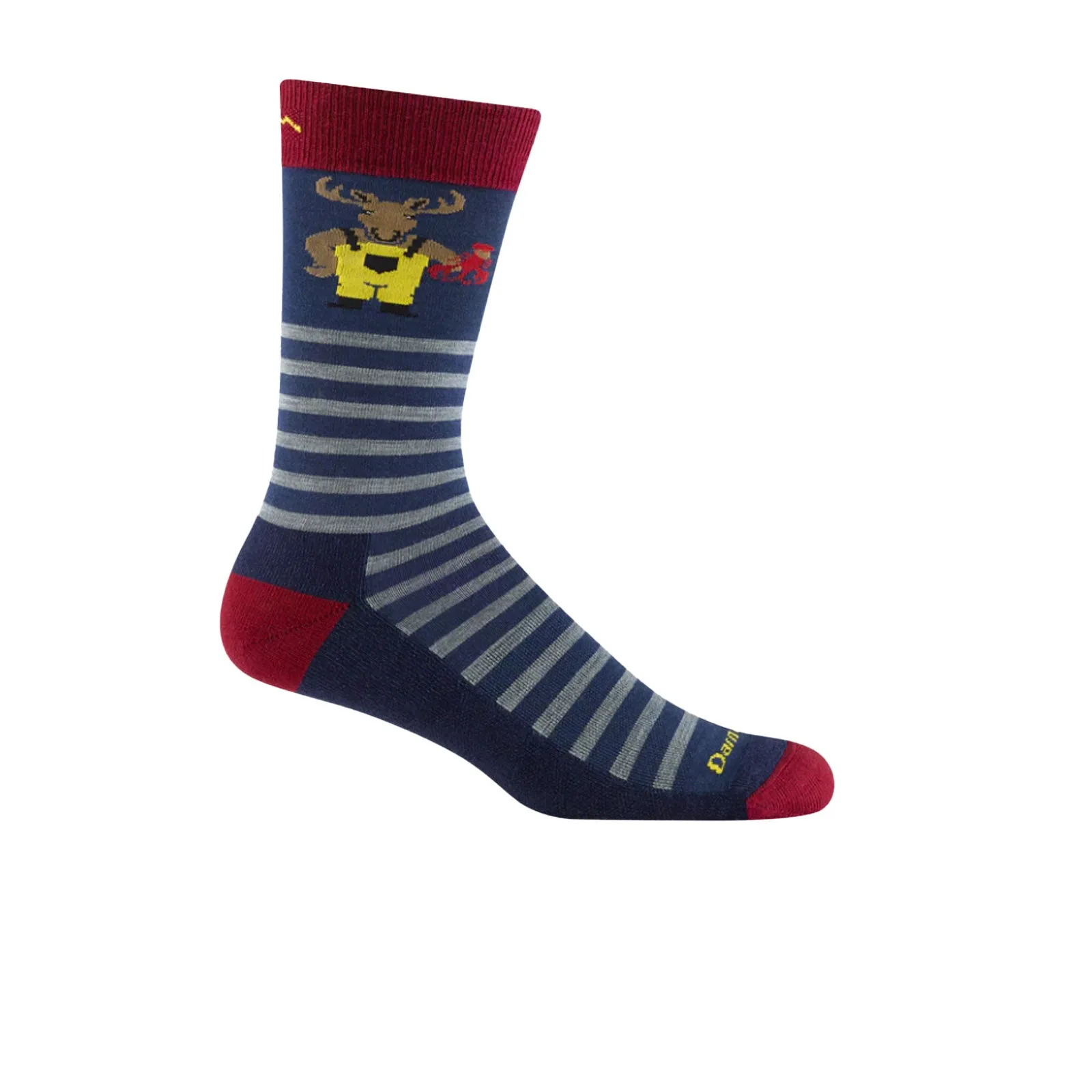 Darn Tough Wild Life Lightweight Crew Sock with Cushion (Men) - Storm