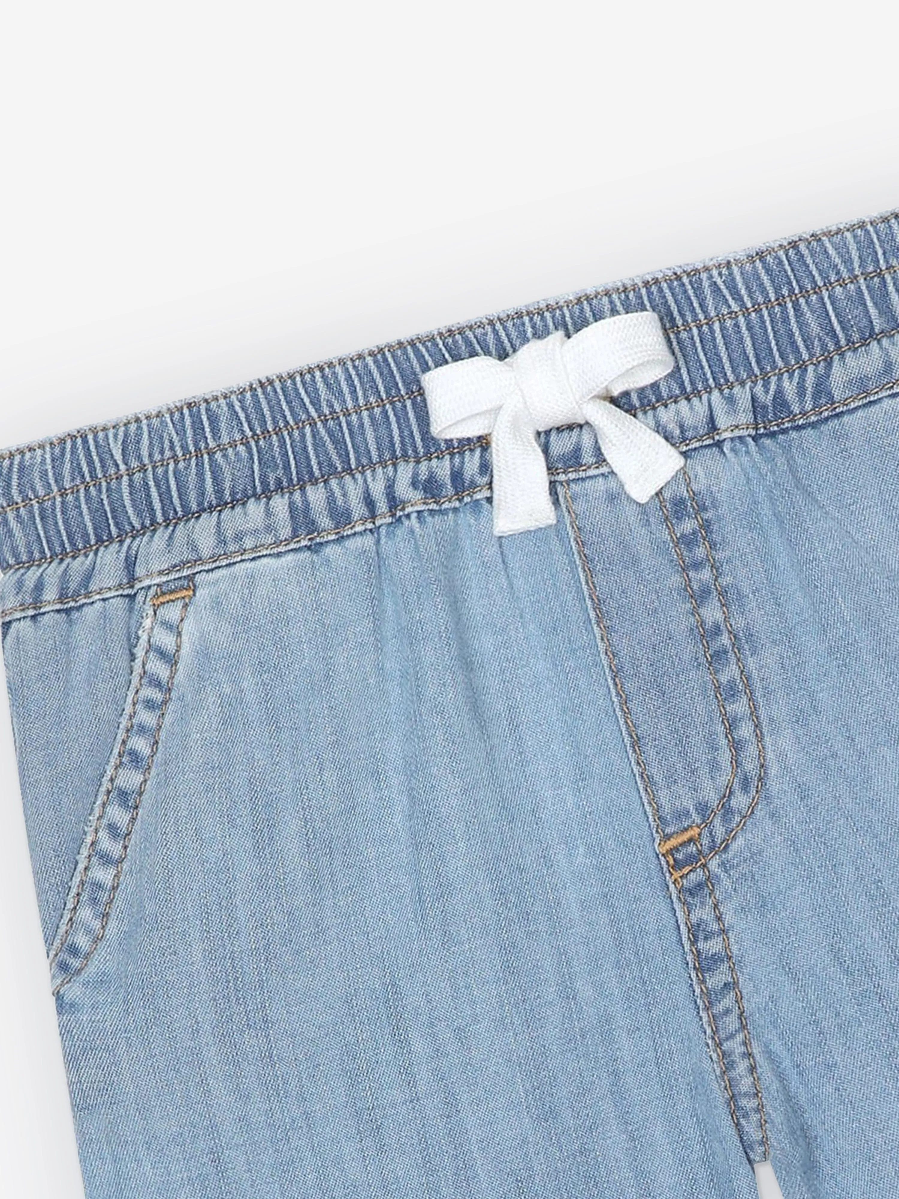 Dolce & Gabbana Baby Boys Chambray Shorts in Blue