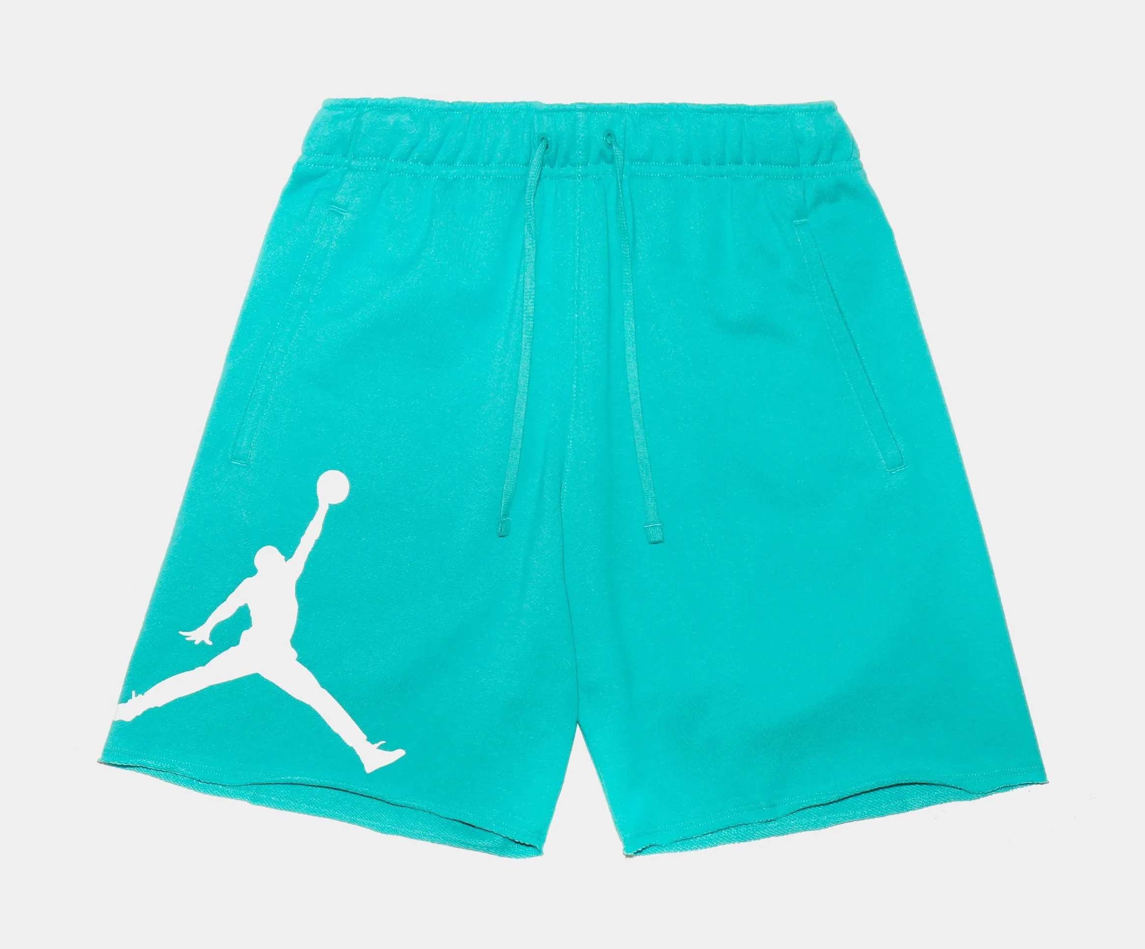 Essentials French Terry Shorts Mens Shorts (Teal Blue)