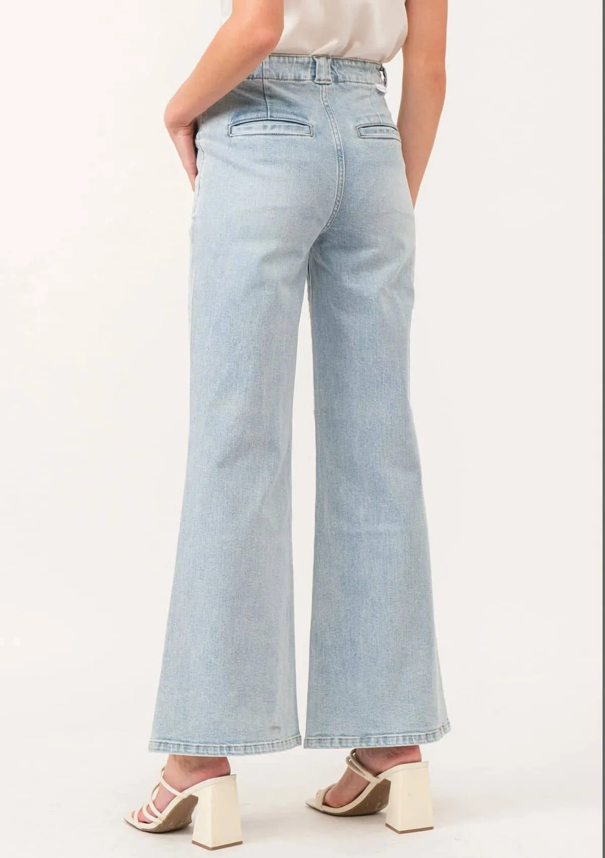 Fiona Super High Rise Wide Leg Jeans - New Vintage