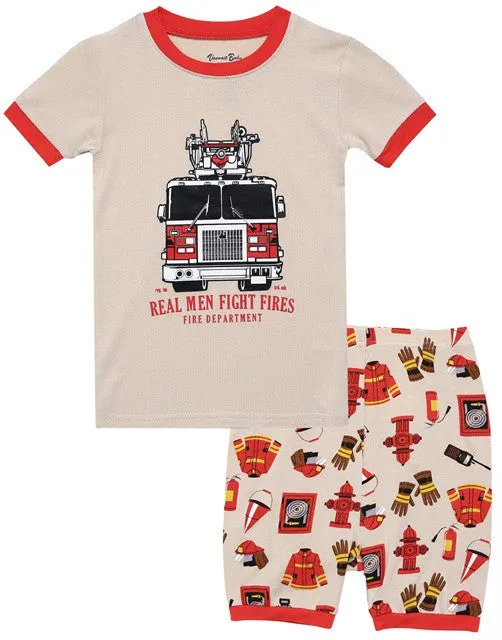 Fire House Short Sleeve Pajamas