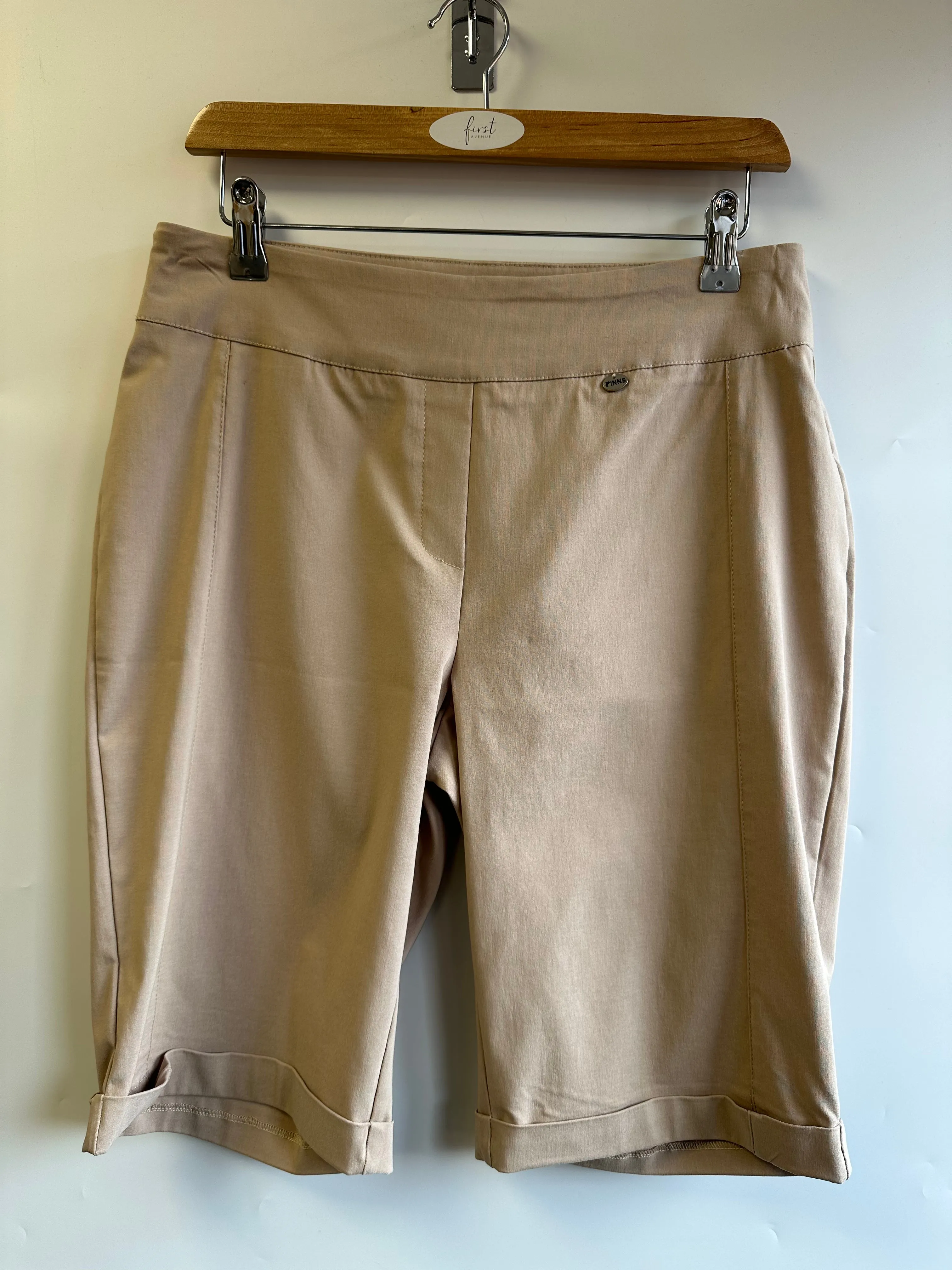 First Avenue 18 Café Latte Fitted Shorts - 2418