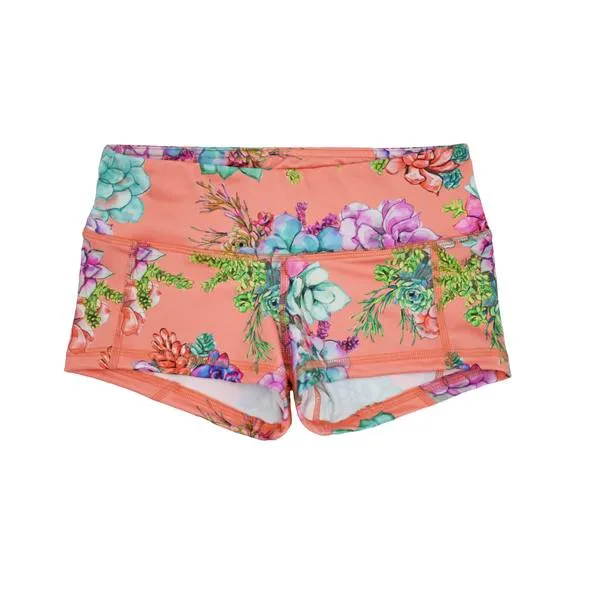 FLEO Coral Succulent Shorts (Low-rise Contour)