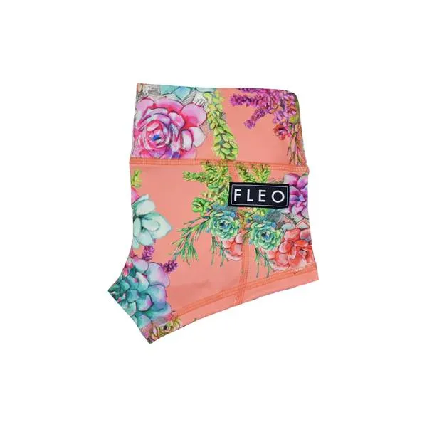 FLEO Coral Succulent Shorts (Low-rise Contour)