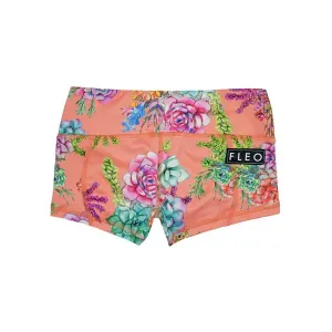 FLEO Coral Succulent Shorts (Low-rise Contour)