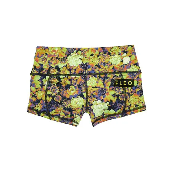 FLEO Dark Succulent Shorts (Low-rise Contour)