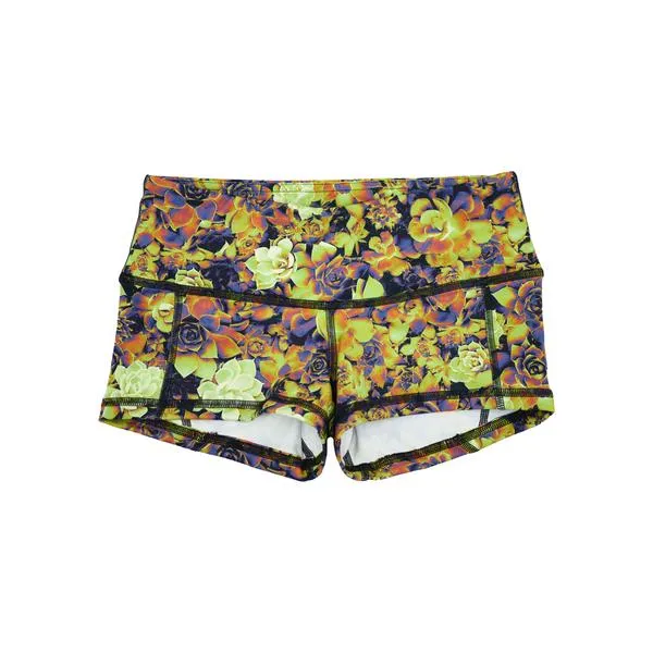 FLEO Dark Succulent Shorts (Low-rise Contour)