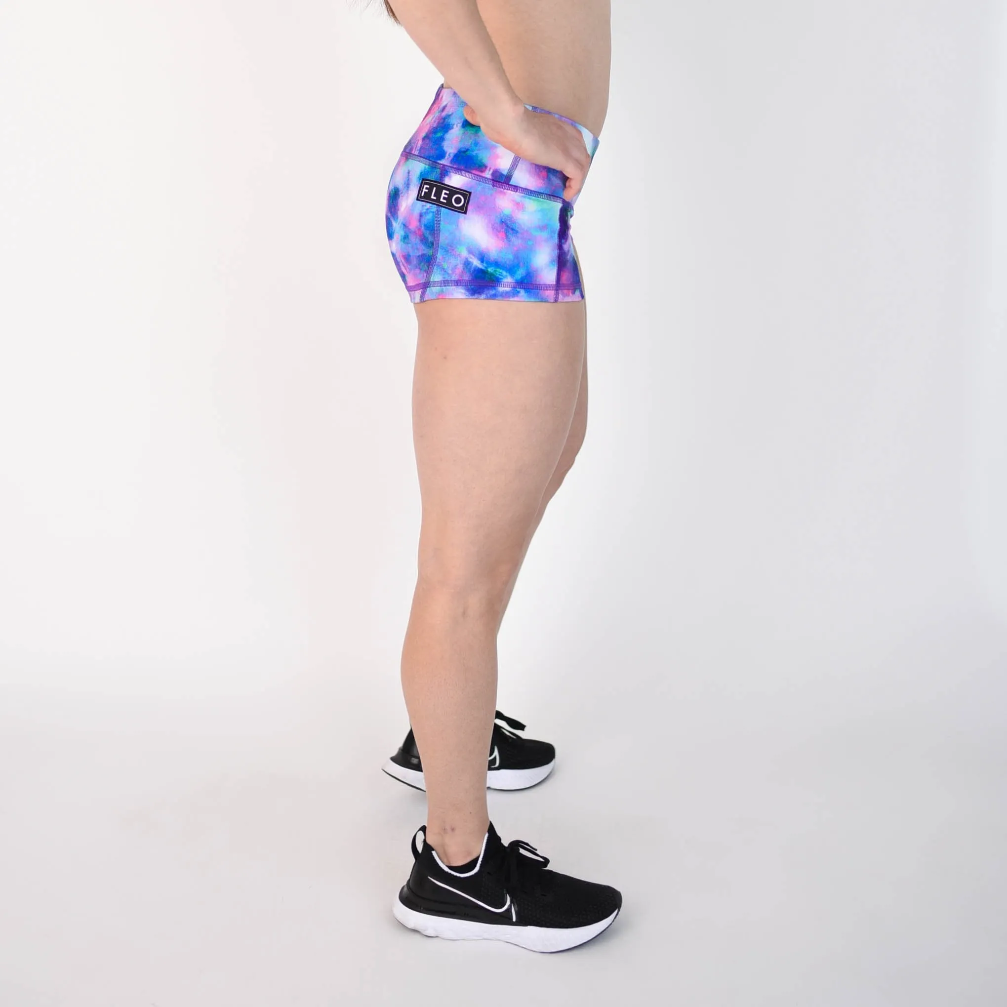 FLEO Shimmy Shimmer Shorts (Low-rise Contour)