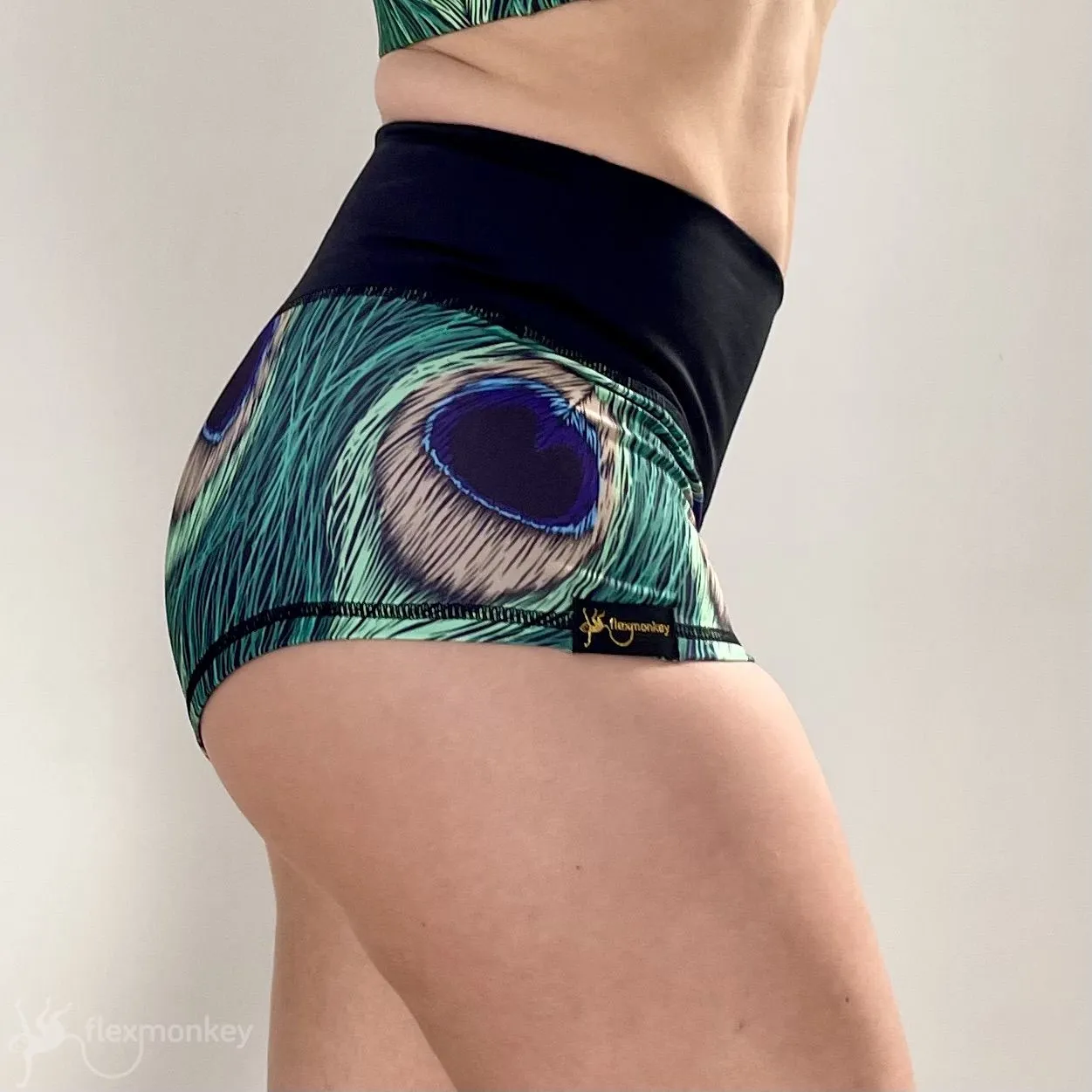 Flexmonkey Hotpants 'Peacock'