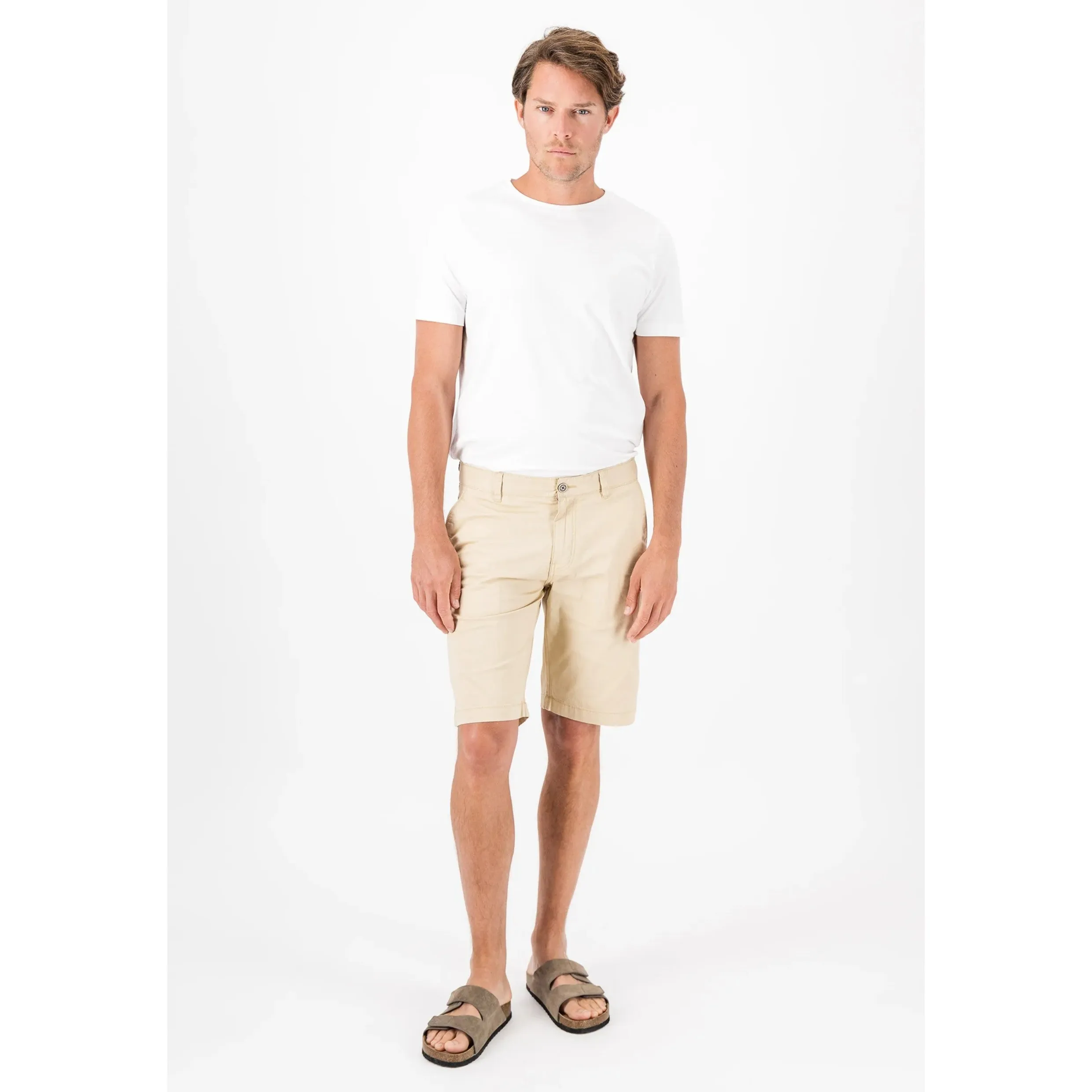 Fynch-Hatton Casual Fit Stretch Chino Shorts 14132810 Sand