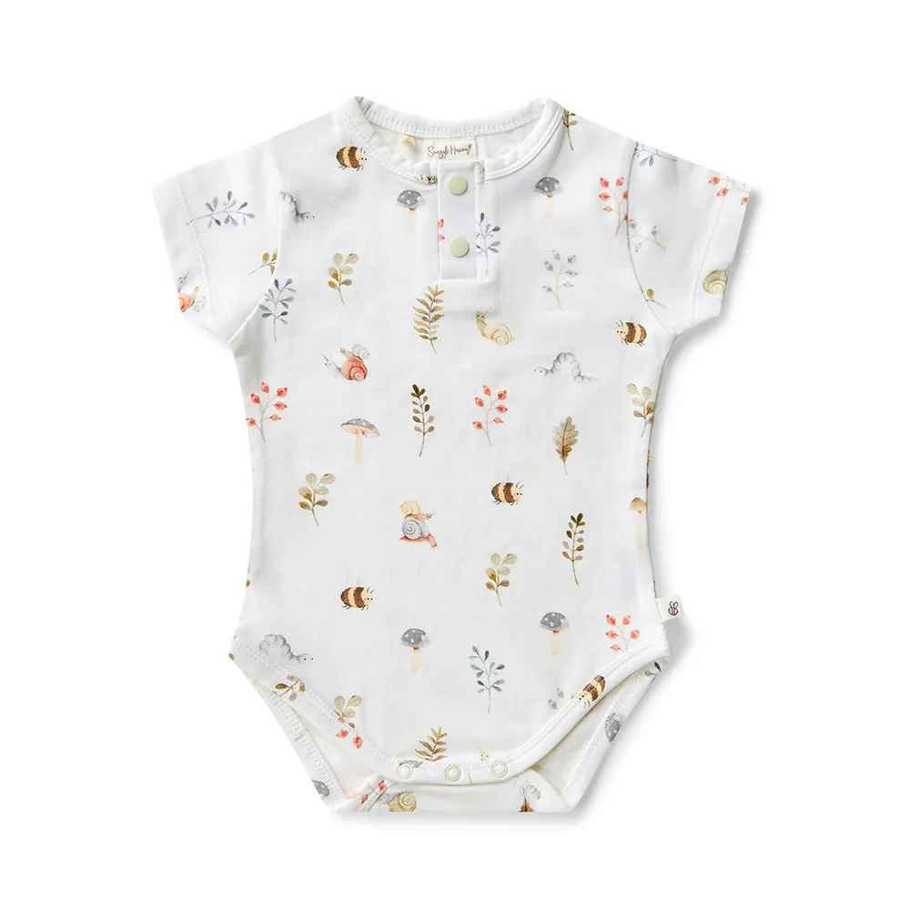 Garden Friends Short Sleeve Organic Bodysuit