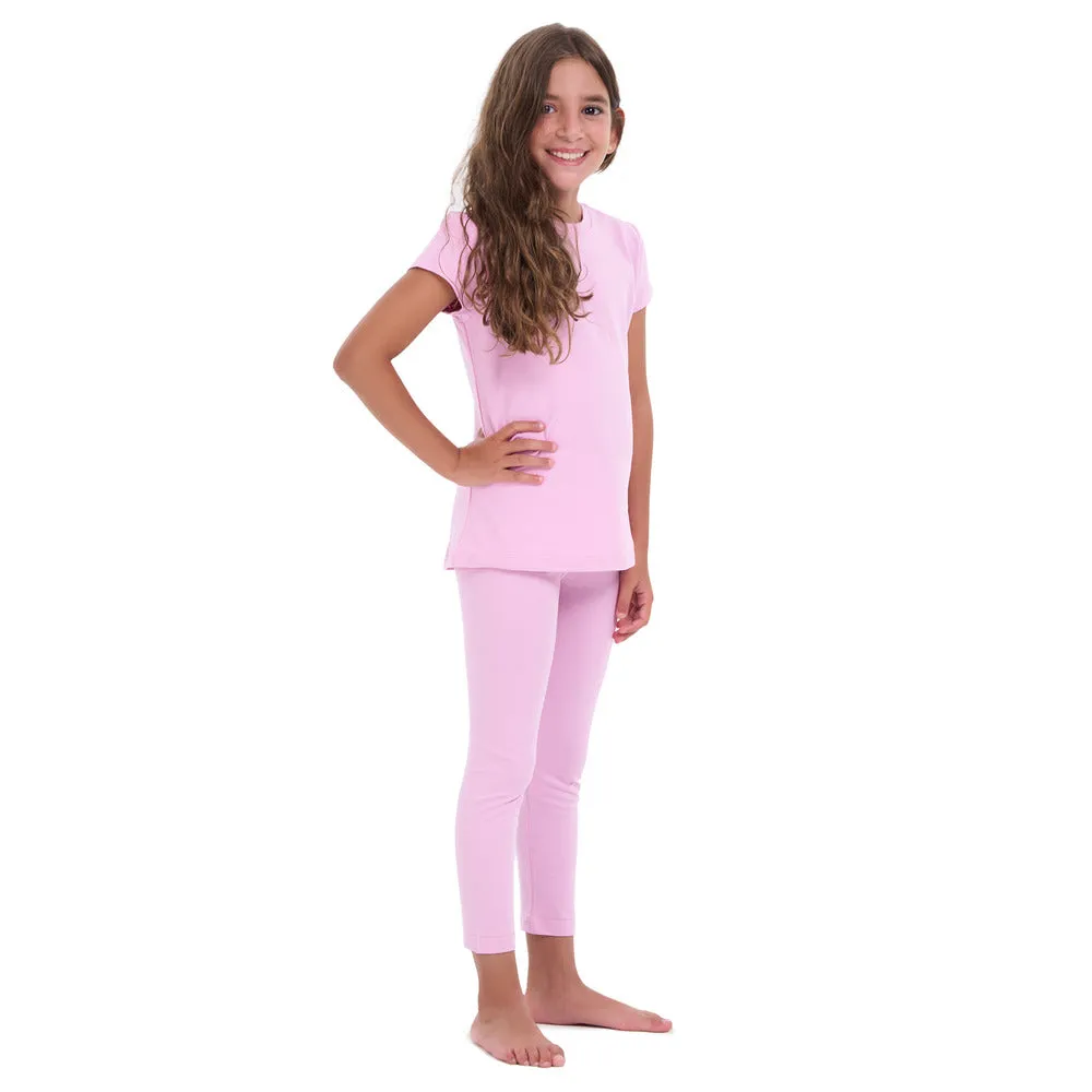 Girls summer pajama set Rose t-shirt   Pants