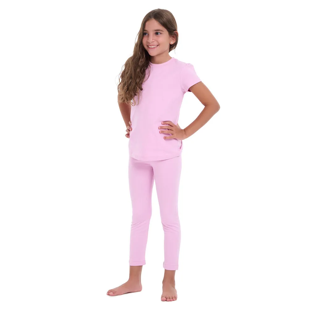 Girls summer pajama set Rose t-shirt   Pants