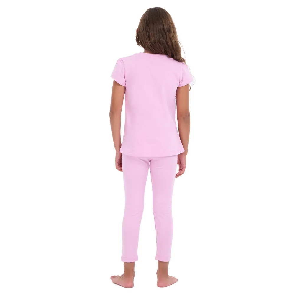 Girls summer pajama set Rose t-shirt   Pants