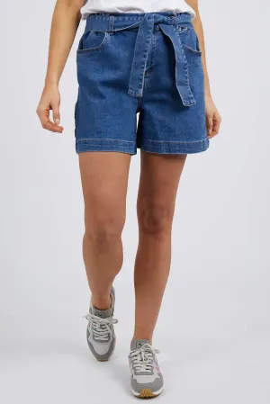 Gracie Denim Short in Dark Blue