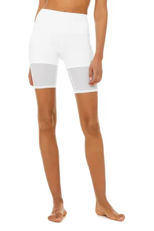 High-Waist Lavish Short - White