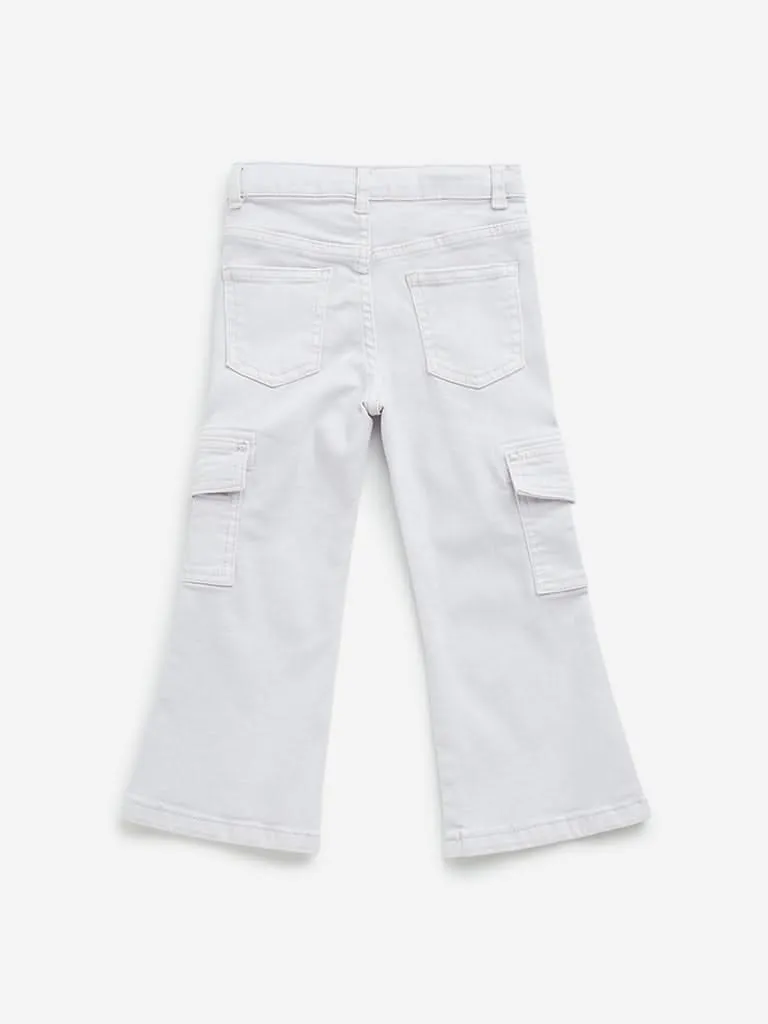 HOP Kids Lilac Straight - Fit High - Rise Jeans