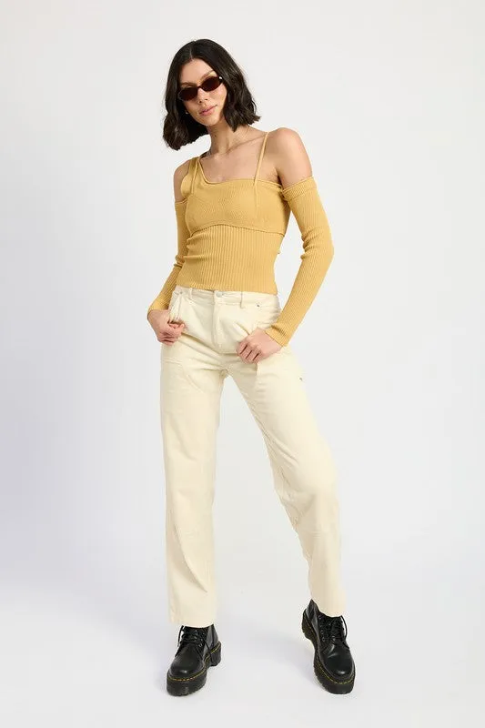 Hot Girl Earth Signs Corduroy Pants