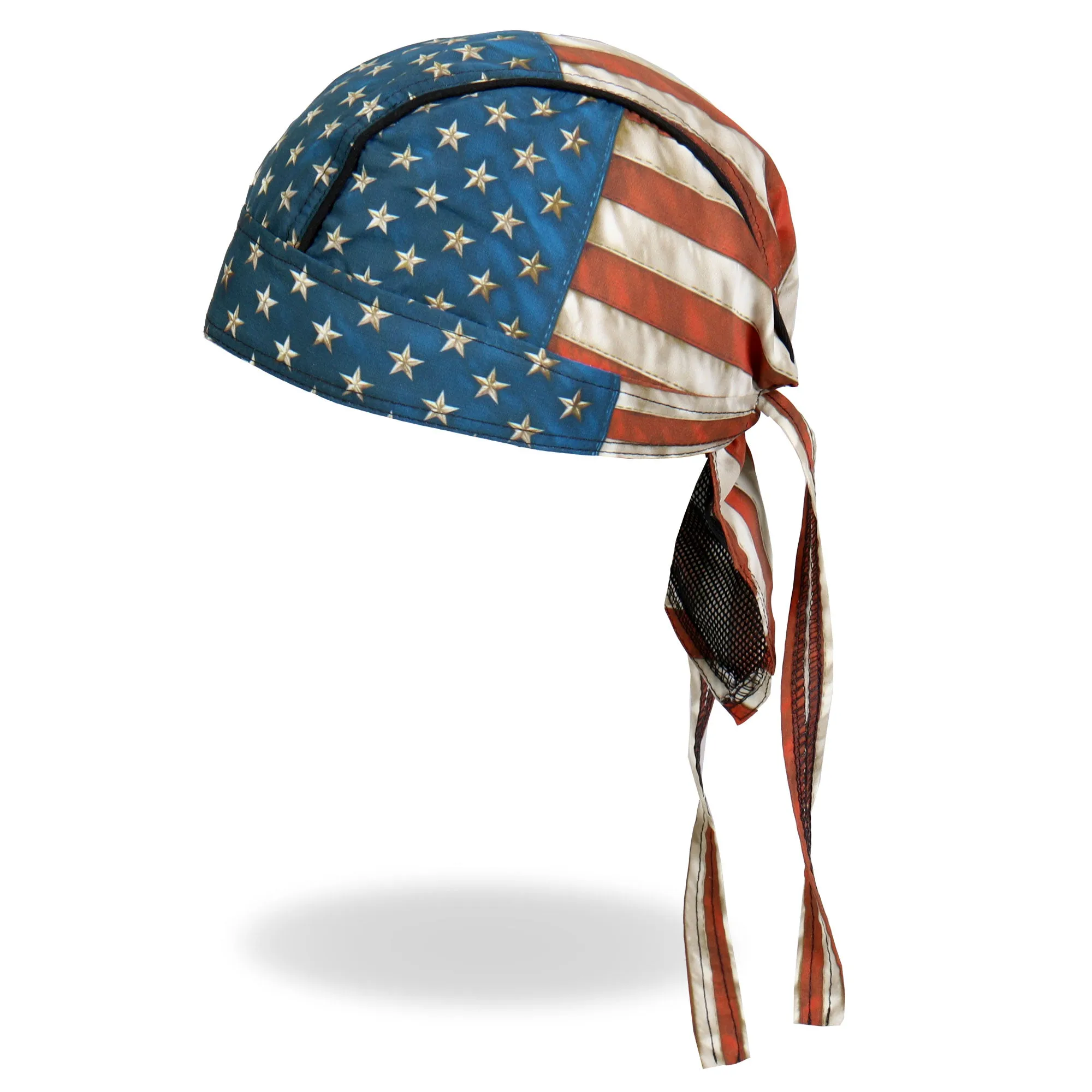 Hot Leathers HWH1088 Vintage American Flag Headwrap