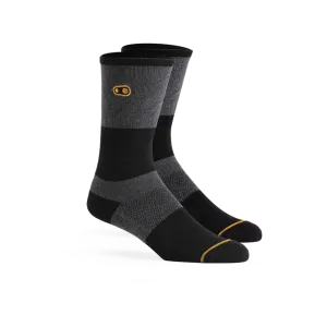 Icon Casual Sock - Grey/Black/Gold