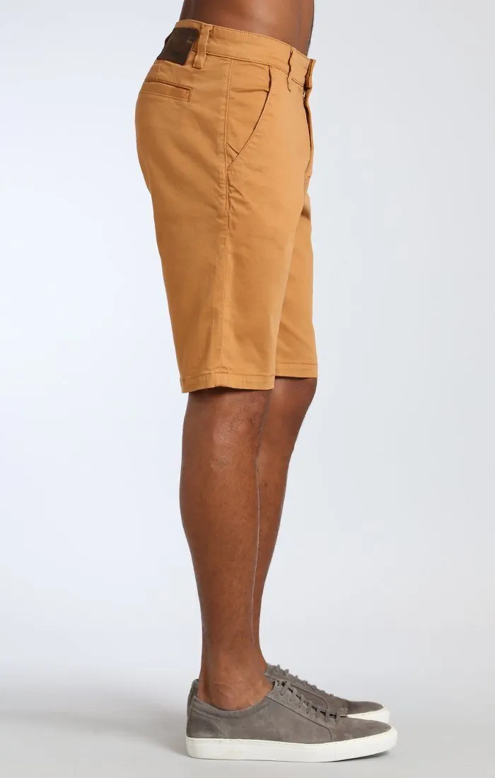 JACOB SHORTS IN ALMOND TWILL