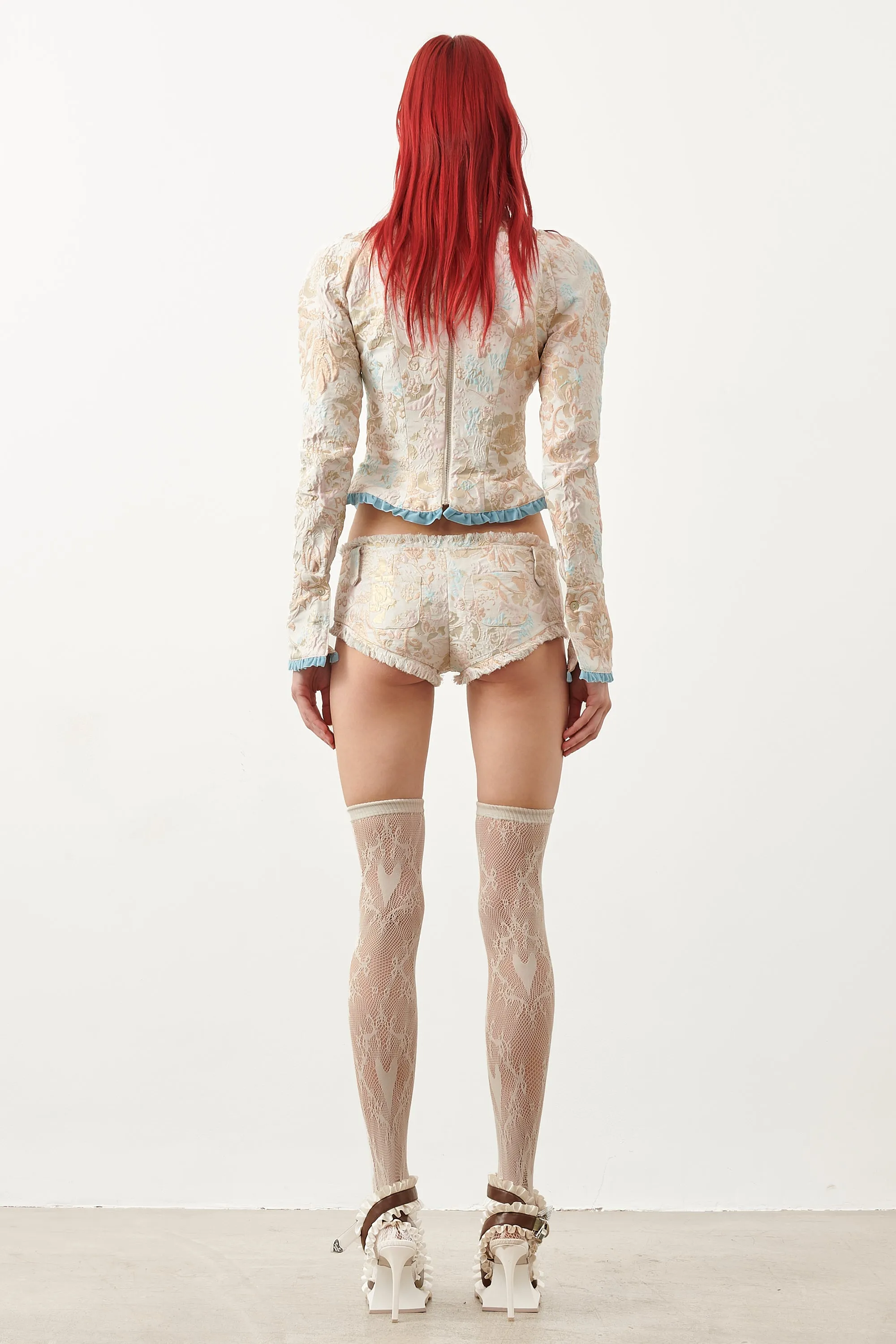 Kracken Hotpants Floral Brocade