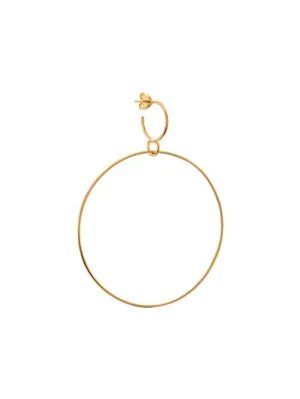 Lily hoop gold large