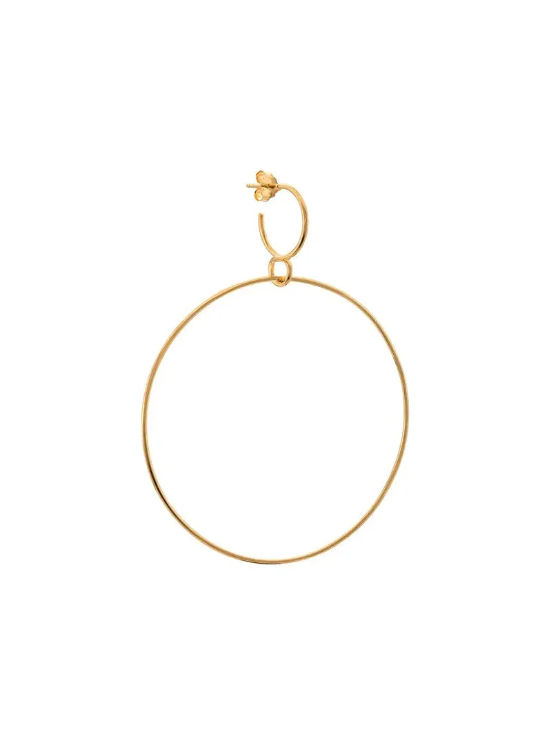 Lily hoop gold large