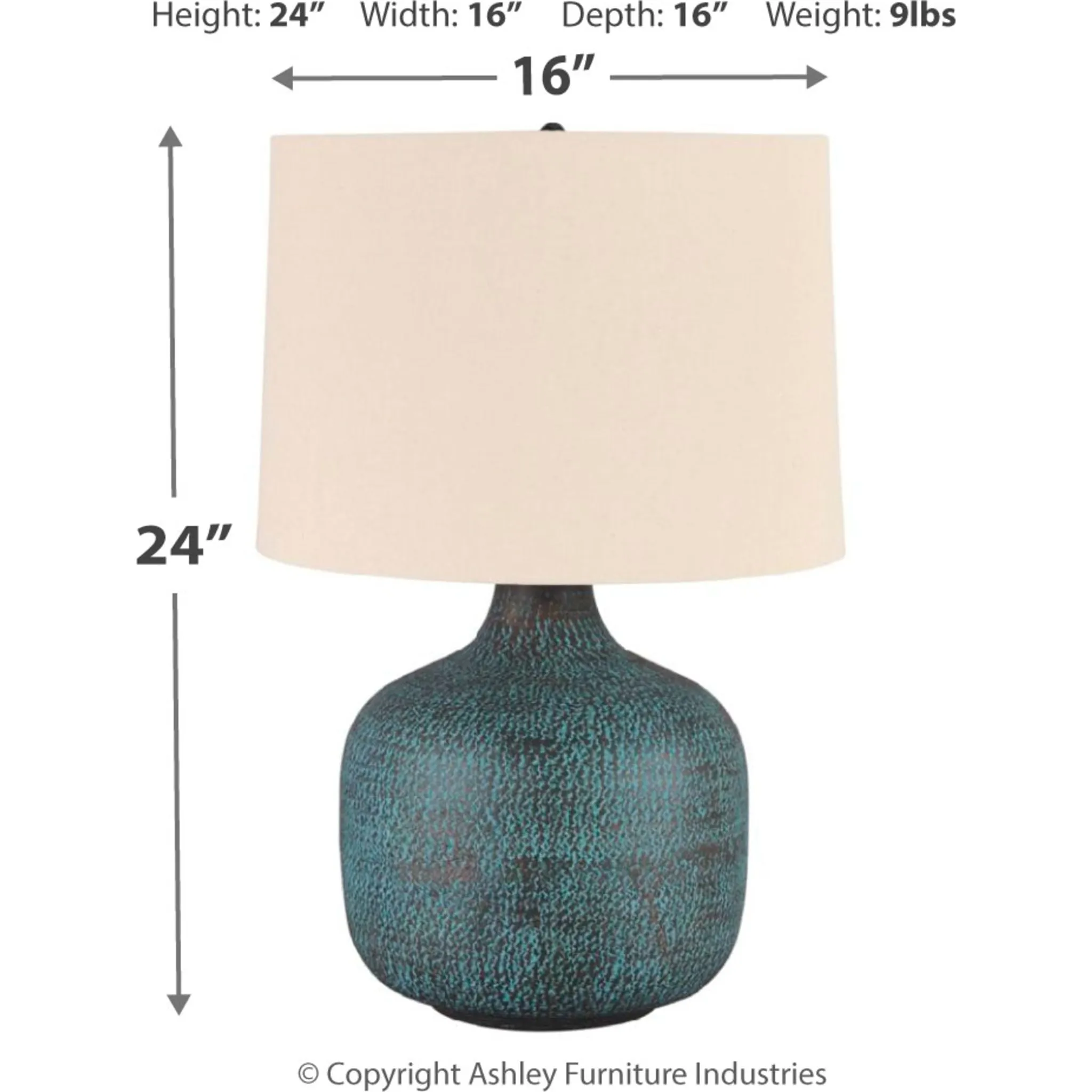 Malthace Table Lamp (Single)