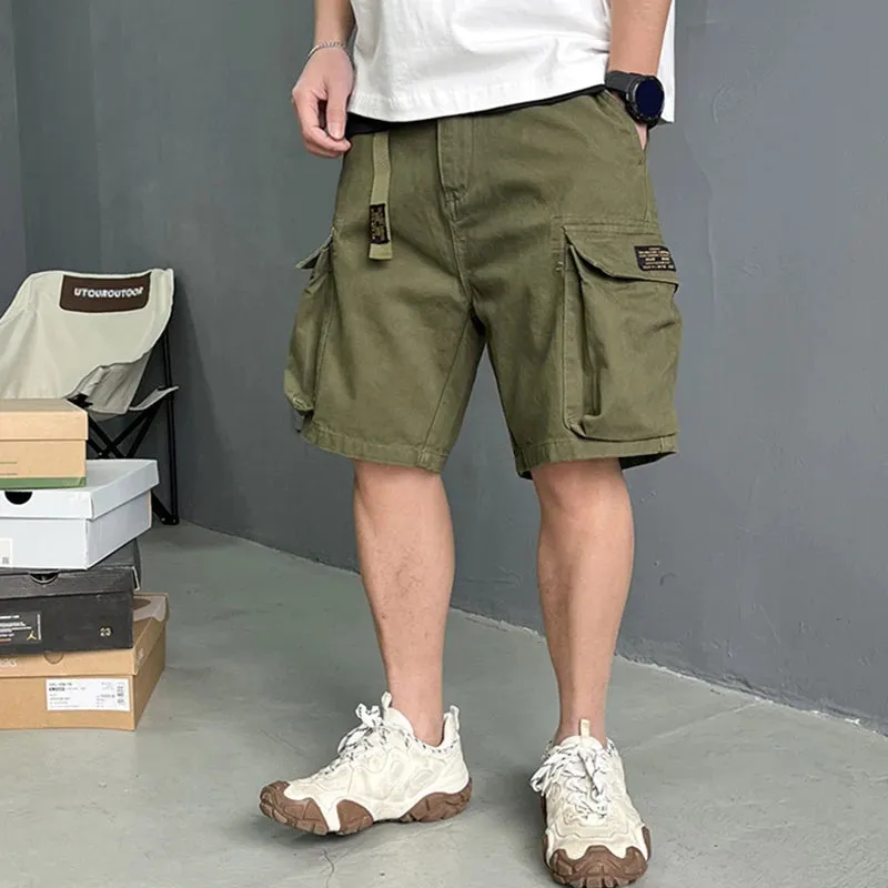 Military Vintage Camouflage Cargo Shorts - High Quality Men's Clothing