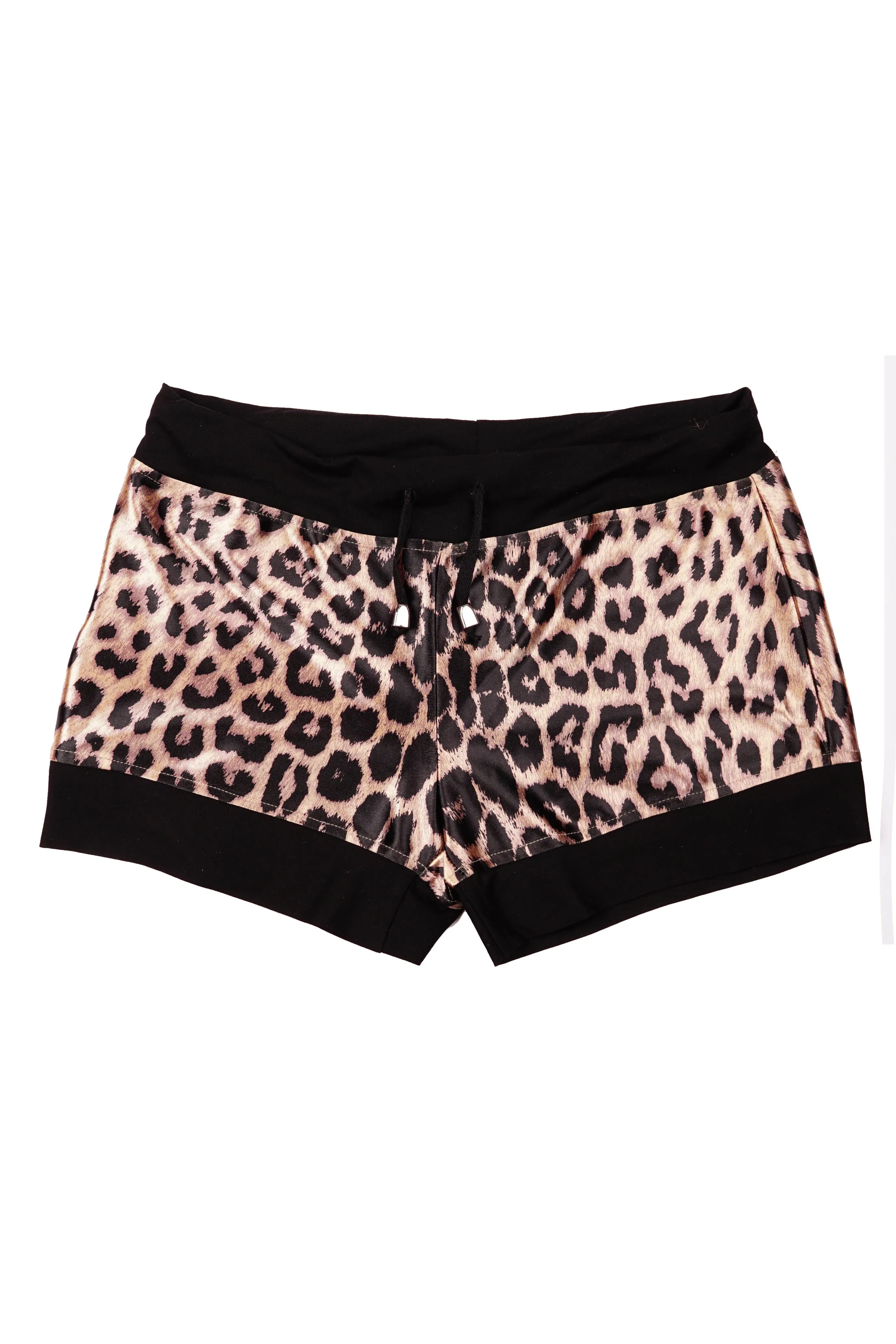 ONE LEFT! Size (XL) | Silky Leopard | Hot Pants